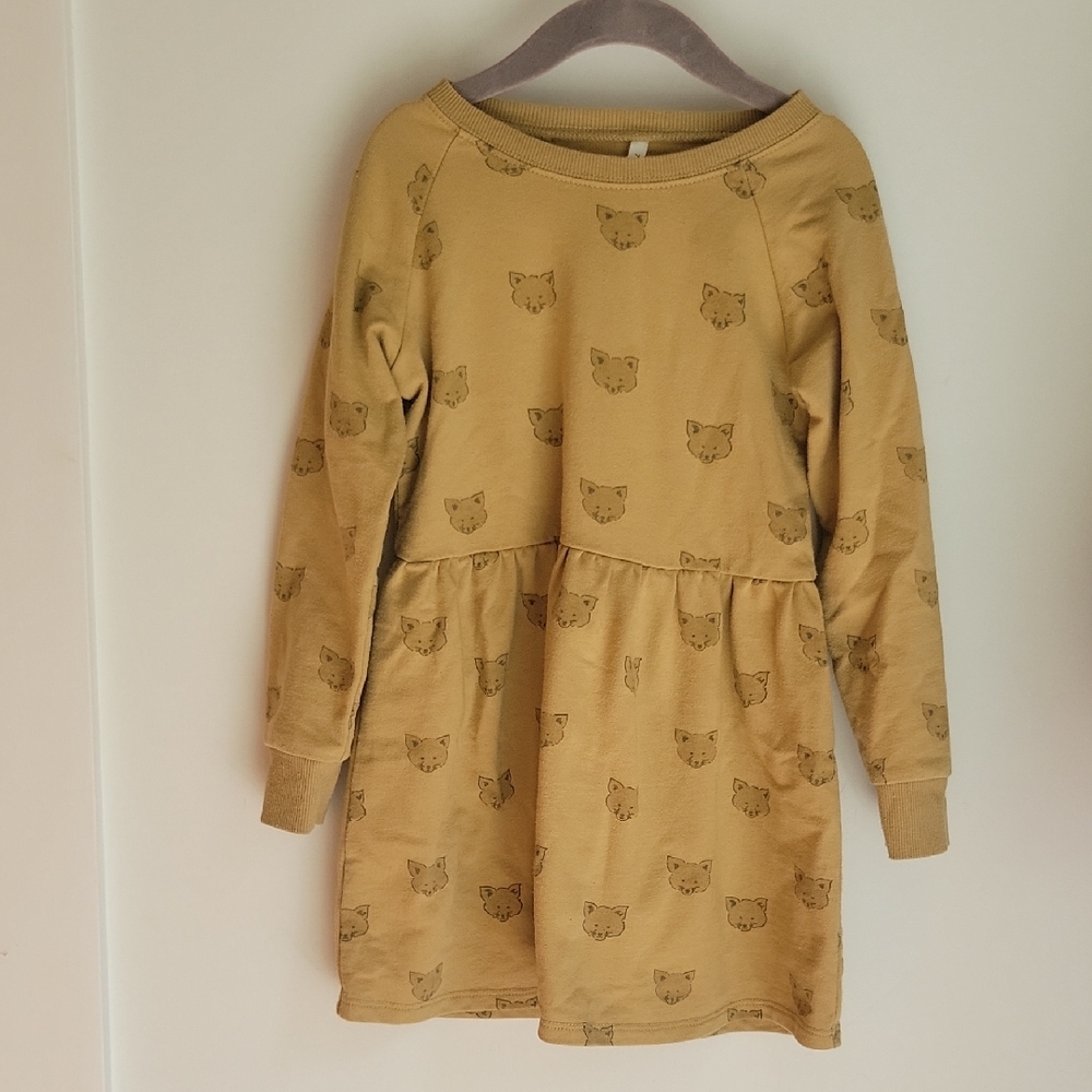 Rylee & Cru Fox Sweater Dress 4/5 Years